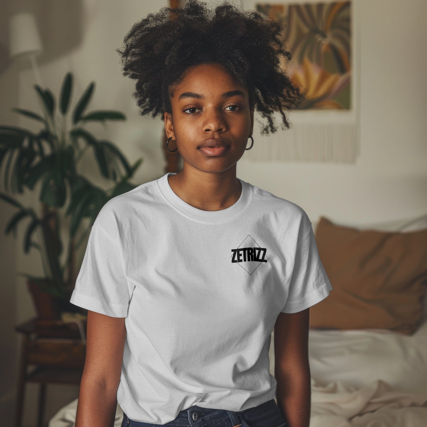 Zetrizz Triangle T-Shirt White