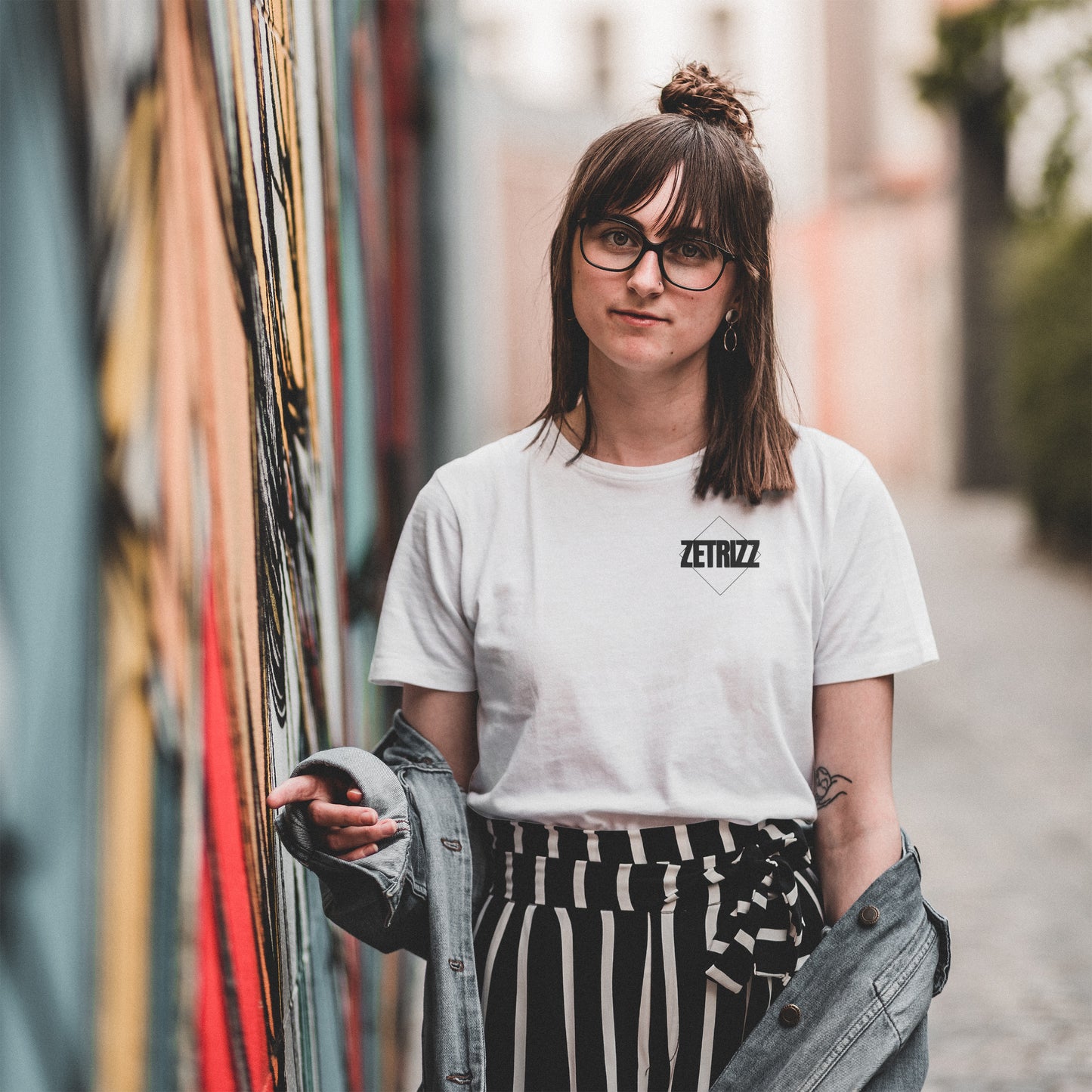 Zetrizz Triangle T-Shirt White