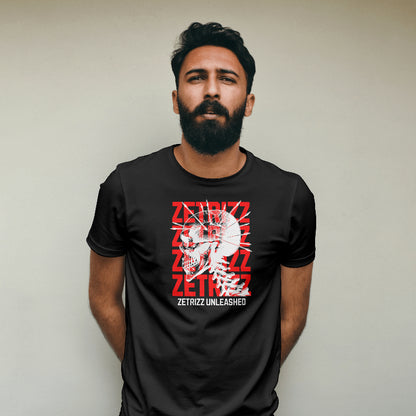 Zetrizz T-Shirt Unleashed Skull