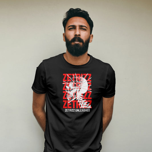 Zetrizz T-Shirt Unleashed Skull