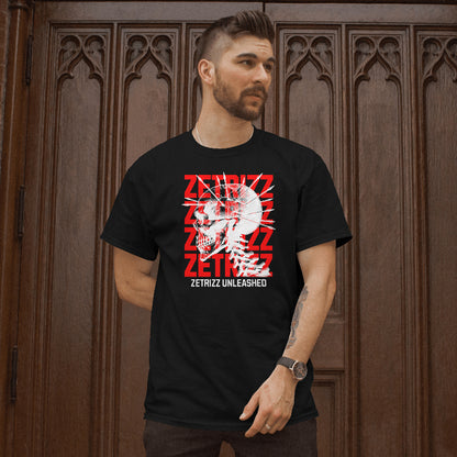 Zetrizz T-Shirt Unleashed Skull