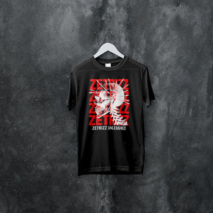 Zetrizz T-Shirt Unleashed Skull
